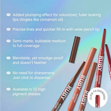 Load image into Gallery viewer, Kiss Ruby Kisses Plumping Effect Lip Liner-rpu08(deep Brown)
