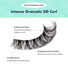 Load image into Gallery viewer, I-envy False Lashes Flick'd D-curl Strip Lashes-ifk08
