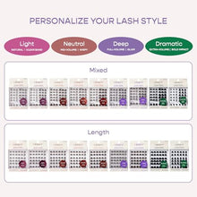 Load image into Gallery viewer, Kiss I-envy Cluster Palette Lash Refill-cpr18(dramatic 10-15mm #18)
