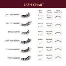 Load image into Gallery viewer, I•envy Extension False Lashes, Hybrid Salon Lash-ihl06(wispy)
