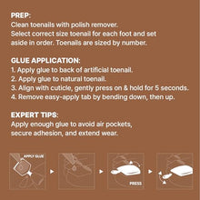 Load image into Gallery viewer, Goldfinger 24 Pcs Press On Toenails-gct07
