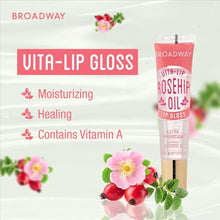 Load image into Gallery viewer, Kiss Ruby Kisses Broadway Vita-lip Clear Lip Gloss-bclg02d1(rosehip Oil)
