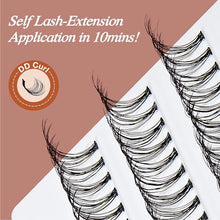 Load image into Gallery viewer, Kiss Vluxe Dd Curl Lash Cluster Eyelash Extensions-vlei13
