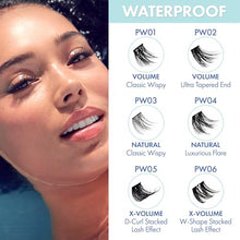 Load image into Gallery viewer, I-envy Press&amp;go Waterproof Self-adhesive Eyelashes-pw06(2x-volume)
