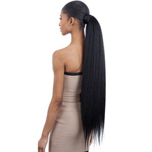 Load image into Gallery viewer, Organique Mastermix Synthetic Pony Pro Wrap Around Ponytail - Natural Yaky 32&quot;
