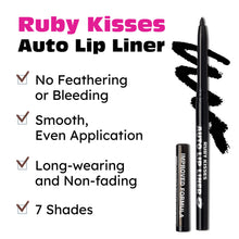 Load image into Gallery viewer, Ruby Kisses Auto Lip Liner Pencil-all07(black)

