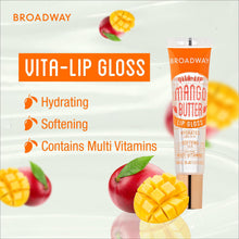Load image into Gallery viewer, Ruby Kisses Broadway Vita-lip Clear Lip Gloss-bclg04d1(mango Butter)
