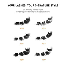 Load image into Gallery viewer, Kiss Vluxe Extended Core Luxe Faux Mink Lash Clusters-ve20
