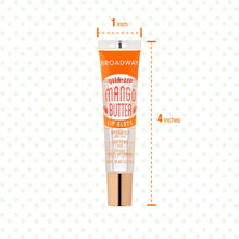Load image into Gallery viewer, Ruby Kisses Broadway Vita-lip Clear Lip Gloss-bclg04d1(mango Butter, 6pack)
