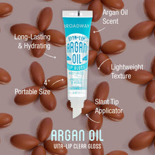 Load image into Gallery viewer, Ruby Kisses Broadway Vita-lip Clear Lip Gloss-bclg05d1(argan, 6pack)

