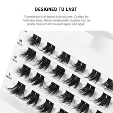 Load image into Gallery viewer, Kiss Vluxe Extended Core Luxe Faux Mink Lash Clusters-ve20

