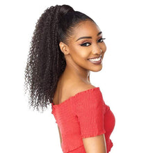 Load image into Gallery viewer, Sensationnel Synthetic Ponytail Instant Pony Wrap Kiny Curly 18&quot;
