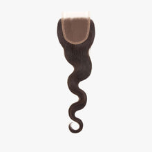 Load image into Gallery viewer, Bare&amp;natural Unprocessed Virgin Human Hair 4x4 Lace Closure - 7a Body Wave 14&quot;
