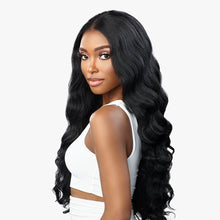Load image into Gallery viewer, Sensationnel Human Hair Blend Butta Hd Lace Front Wig - Curly Body 26
