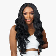 Load image into Gallery viewer, Sensationnel Human Hair Blend Butta Hd Lace Front Wig - Curly Body 26
