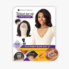 Load image into Gallery viewer, Sensationnel Curls Kinks&amp;co Synthetic Textured Lace Front Wig - 13x6 Kinky Blow Out 12&quot;
