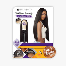 Load image into Gallery viewer, Sensationnel Curls Kinks&amp;co Textured Lace Front Wig - 13x6 Kinky Silk Pressed 26&quot;
