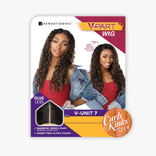 Load image into Gallery viewer, Sensationnel Curls Kinks&amp;co Texured Lace Wig - V-part V-unit 7
