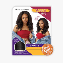 Load image into Gallery viewer, Sensationnel Curls Kinks&amp;co Texured Lace Wig - V-part V-unit 8
