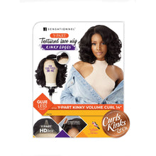 Load image into Gallery viewer, Sensationnel Curls Kinks&amp;co Textured Lace Wig - Y-part Kinky Volume Curl 14&quot;
