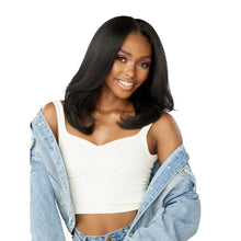 Load image into Gallery viewer, Sensationnel Curls Kinks&amp;co Textured Lace Wig - Y-part Kinky Straight 18

