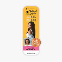 Load image into Gallery viewer, Sensationnel Curls Kinks &amp; Co Synthetic Hair Clip Ins - Alpha Woman 18
