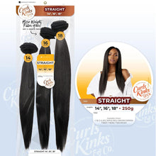 Load image into Gallery viewer, Sensationnel Curls Kinks &amp; Co Premium Synthetic Multi Weave - Straight 14"16"18"
