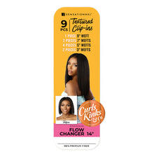 Load image into Gallery viewer, Sensationnel Curls Kinks &amp; Co Premium Fiber Clip-ins - Flow Changer 14

