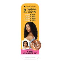 Load image into Gallery viewer, Sensationnel Curls Kinks &amp; Co Textured Clip In Extension 9pcs - Game Changer 14

