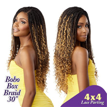Load image into Gallery viewer, Sensationnel Cloud9 4x4 Braided Lace Wig - Boho Box Braid 30&quot;
