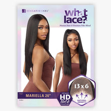 Load image into Gallery viewer, Sensationnel What Lace Human Hair Blended Center Part Lace Wig - Mariella 26&quot;
