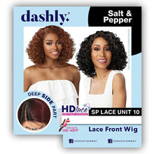 Load image into Gallery viewer, Sensationnel Synthetic Dashly Salt &amp; Pepper Hd Lace Front Wig - Sp Lace Unit 10
