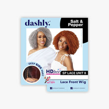 Load image into Gallery viewer, Sensationnel Synthetic Dashly Salt &amp; Pepper Hd Lace Front Wig - Sp Lace Unit 8
