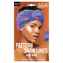 Load image into Gallery viewer, Donna Pattern Satin Lined Mesh Wrap - Assort Pattern
