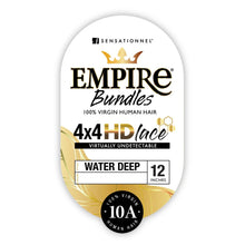 Load image into Gallery viewer, Sensationnel Empire Bundles Human Hair 4x4 Hd Closure Water Deep 12&quot;
