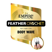 Load image into Gallery viewer, Sensationnel Empire Human Hair Feather Crochet Boho Braids - Body Wave 10"
