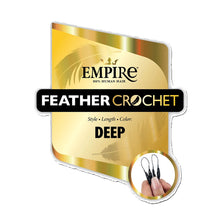 Load image into Gallery viewer, Sensationnel Empire Human Hair Feather Crochet Boho Braids - Deep 12
