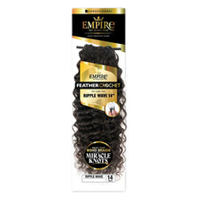 Load image into Gallery viewer, Sensationnel Empire Human Hair Feather Crochet Boho Braids - Ripple Wave 14
