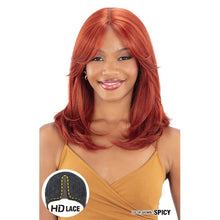 Load image into Gallery viewer, Shake N Go Equal Synthetic Curtain Bang Hd Lace Wig - Sage
