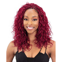 Load image into Gallery viewer, Shake N Go Freetress Crochet Braids - 3x Bora Bora Braids 12&quot;
