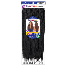 Load image into Gallery viewer, Shake N Go Freetress Braid Synthetic Hair - 3x Box Braid 18&quot;
