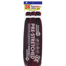 Load image into Gallery viewer, 3x Braid 301 28&quot; - Freetress Synthetic Pre-stretch Jumbo Braiding (240g)
