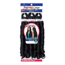 Load image into Gallery viewer, Freetress Braid Synthetic Hair Braid - 3x French Curl 22"
