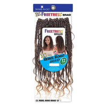 Load image into Gallery viewer, Shake N Go Freetress Synthetic Braid - 3x Rebel Boho Braid 12
