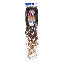 Load image into Gallery viewer, Shake N Go Freetress Synthetic Crochet Braids - 3x Rebel Mermaid Loc 24&quot;
