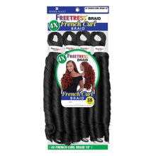 Load image into Gallery viewer, Shake N Go Freetress Synthetic Braid - 4x French Curl Braid 18
