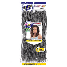 Load image into Gallery viewer, Freetress Style Pro 100 Pre-looped Crochet Braud - Spring Twist 10&quot;
