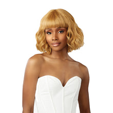 Load image into Gallery viewer, Sensationnel Glamzy Synthetic Hair Gluless Hd Lace Crown Wig - Rosy
