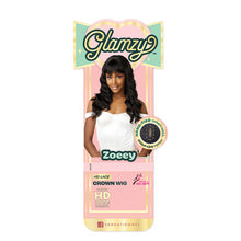 Load image into Gallery viewer, Sensationnel Glamzy Premium Synthetic Glueless Hd Lace Parting Wig - Zoeey
