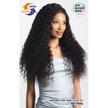 Load image into Gallery viewer, Shake N Go Virgin Remy Hair Weave Glossy 3 Bundles Wet &amp; Wavy Deep Wave 14"16"18"
